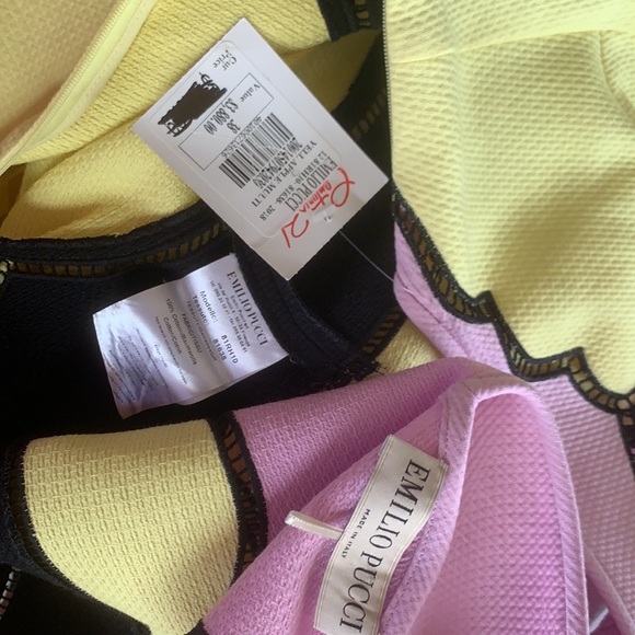 EMILIO PUCCI Color-block Broderie Anglaise-paneled dress size 38IT - Picture 4 of 11